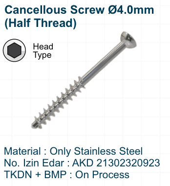 Cancellous Screw Ø4