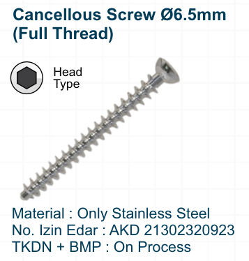 Cancellous Screw Ø6
