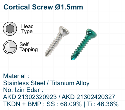Cortical Screw Ø1