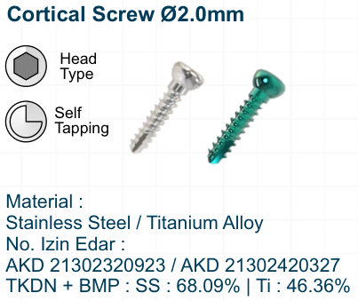 Cortical Screw Ø2