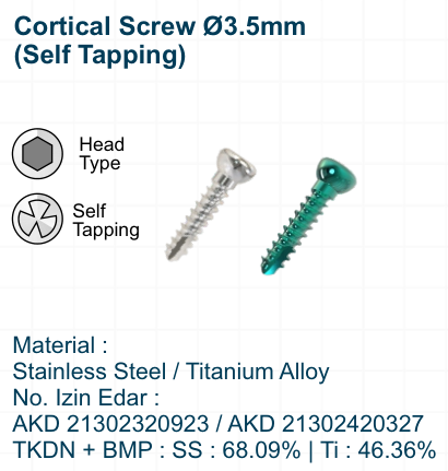 Cortical Screw Ø3