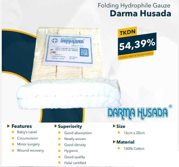 Darma Husada Folding Hydrophile Gauze