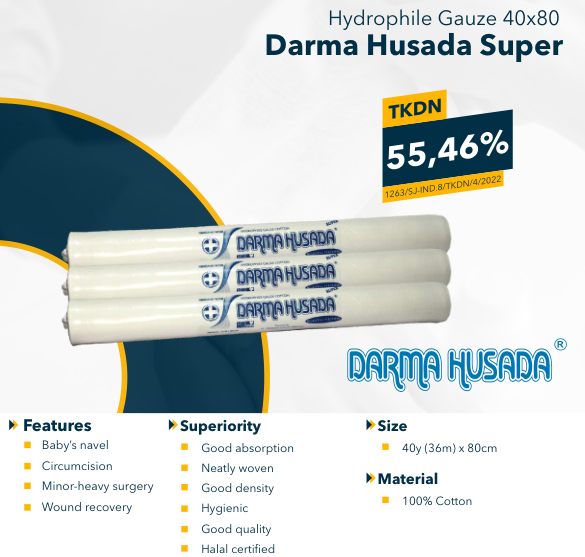 Darma Husada Super Hydrophile Gauze 40x80