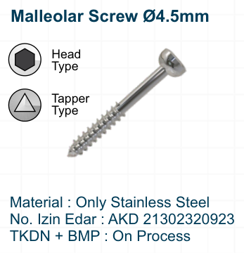 Malleolar Screw Ø4