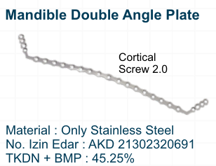 Mandible Double Angle Plate