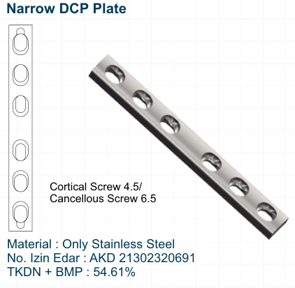 Narrow DCP Plate