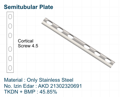Semitubular Plate