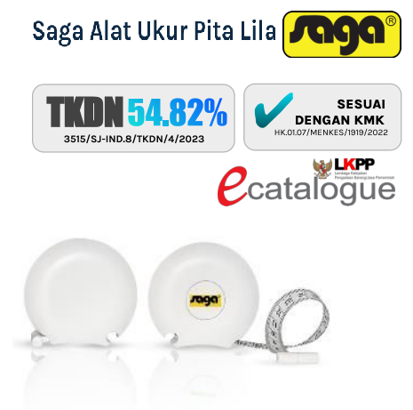 Saga Alat Ukur Pita Lila