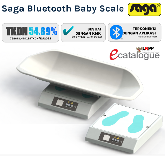 Saga Bluetooth Baby Scale